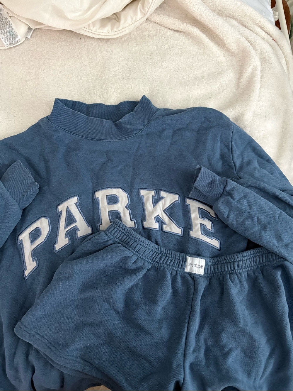 Parke coastal set in washed indigo